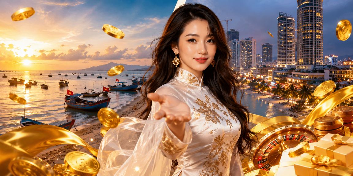 Người chơi cá cược bóng đá tại Mũi Né trong trang phục áo dài truyền thống